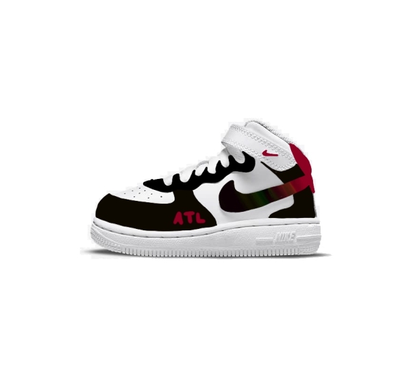 Little Kid Atlanta Football Team Nike Air Force 1 '07 (Low/Mid)