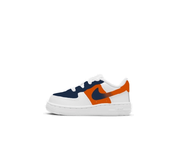 Baby Denver Football Team Nike Air Force 1 '07 (Lowtop)