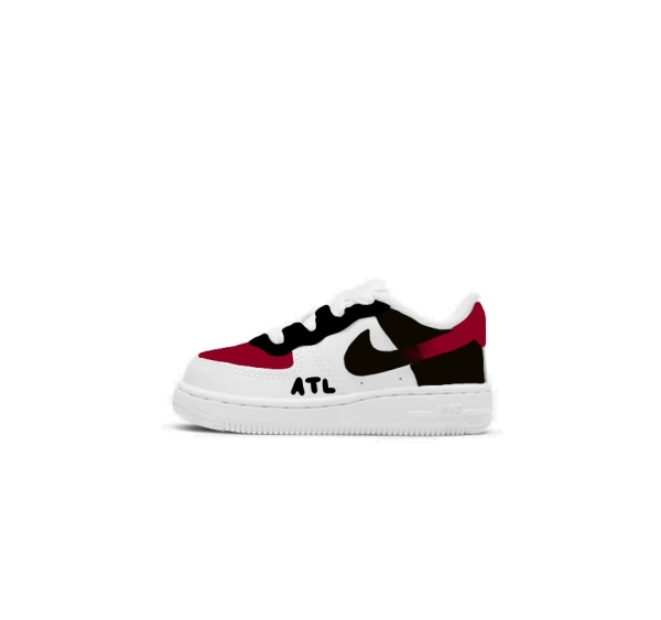 Baby Atlanta Football Team Nike Air Force 1 '07 (Lowtop)