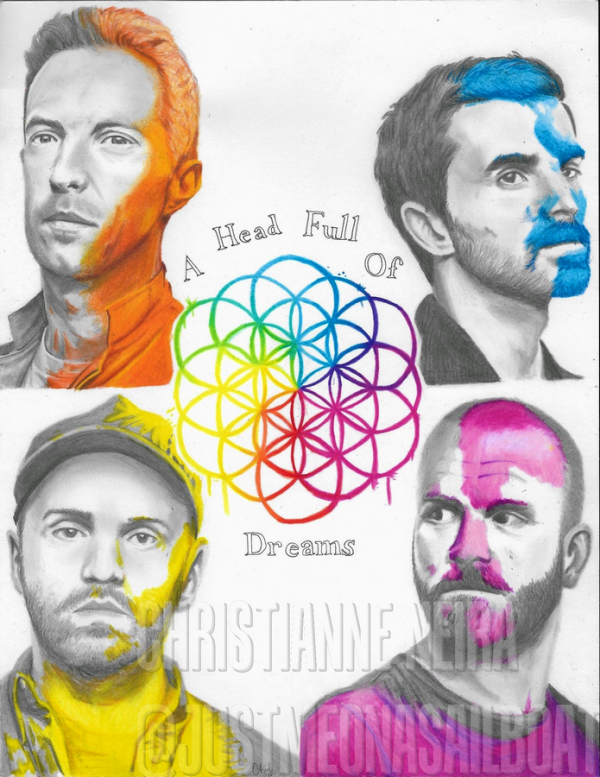 A Splash of Colour - A Head Full of Dreams (Print)