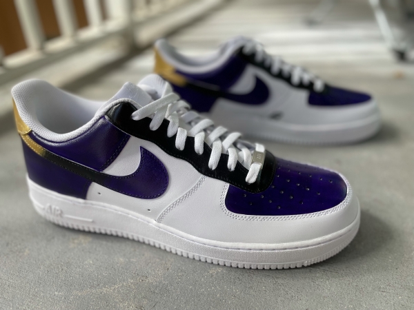 Little Kid Baltimore Football Team Nike Air Force 1 '07 (Low/Mid) - Image 2