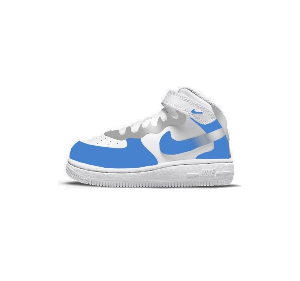 Little Kid Detroit Football Team Nike Air Force 1 '07 (Low/Mid)