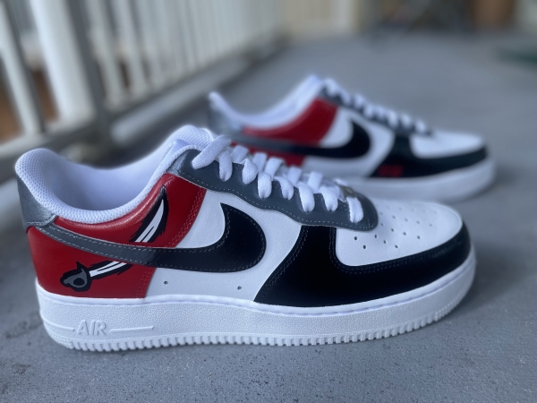Big Kid Tampa Bay Football Team Nike Air Force 1 '07 (Low/Mid/Hitop) - Image 5