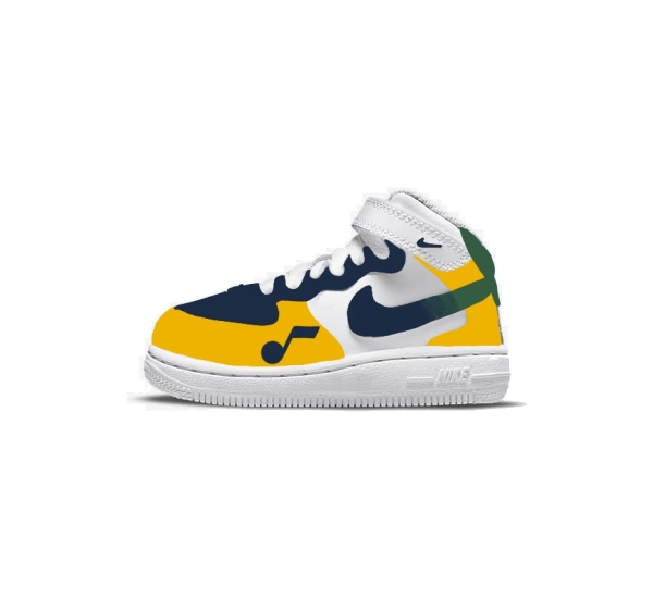 Big Kid Utah Basketball Team Nike Air Force 1 '07 (Low/Mid/Hitop) - Image 3