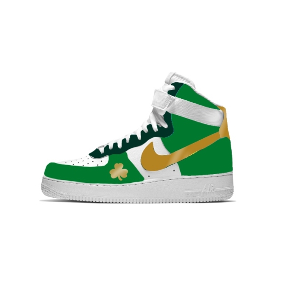 Big Kid Boston Basketball Team Nike Air Force 1 '07 (Low/Mid/Hitop)