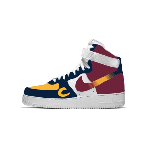 Big Kid Cleveland Basketball Team Nike Air Force 1 '07 (Low/Mid/Hitop)