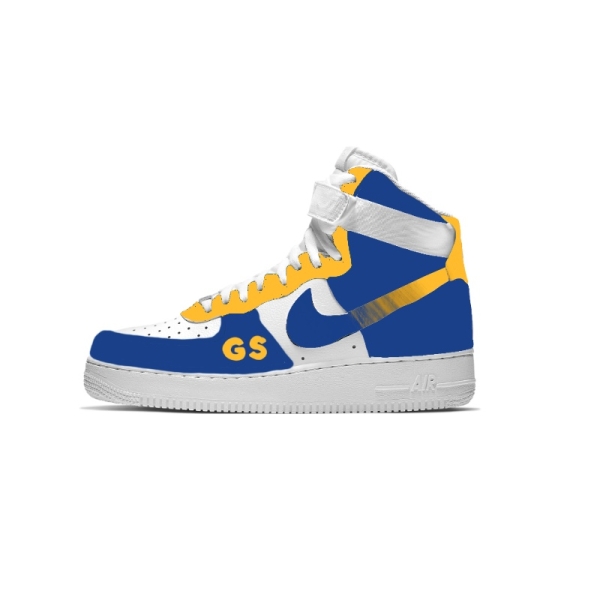 Big Kid Golden State Basketball Team Nike Air Force 1 '07 (Low/Mid/Hitop)