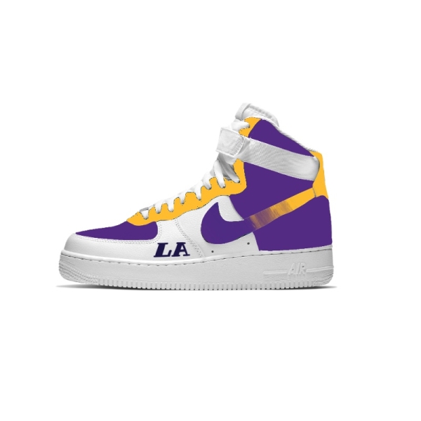 Big Kid Los Angeles Basketball Team Nike Air Force 1 '07 (Low/Mid/Hitop)