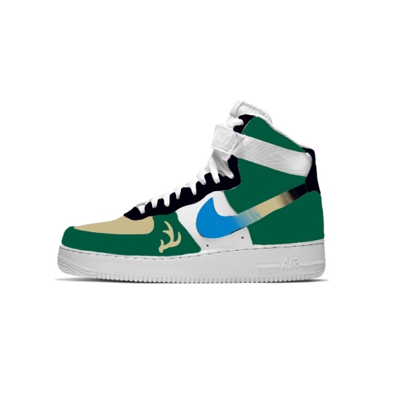 Big Kid Milwaukee Basketball Team Nike Air Force 1 '07 (Low/Mid/Hitop)