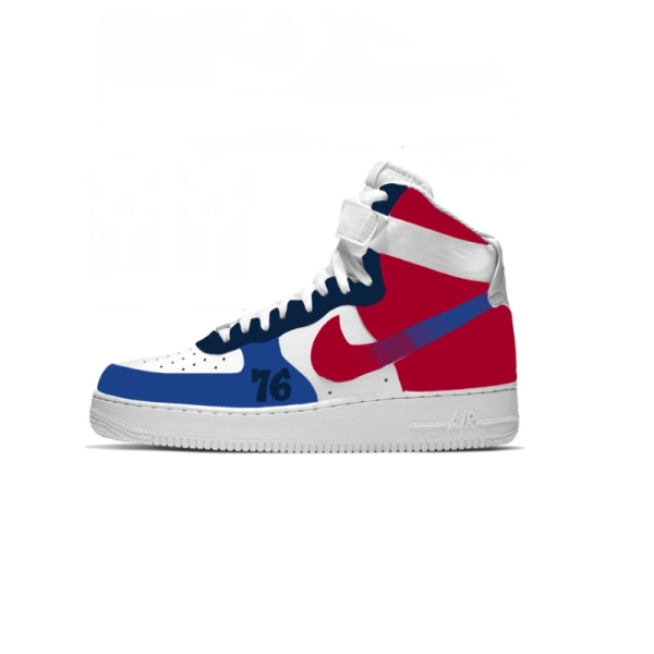 Big Kid Philadelphia Basketball Team Nike Air Force 1 '07 (Low/Mid/Hitop)