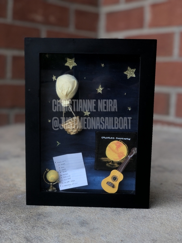 Parachutes Inspired Shadowbox