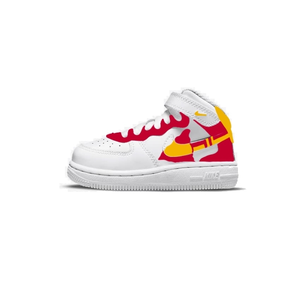 Little Kid Kansas City Football Team Nike Air Force 1 '07 (Low/Mid)