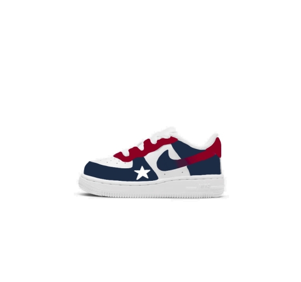 Little Kid Houston Football Team Nike Air Force 1 '07 (Low/Mid) - Image 2