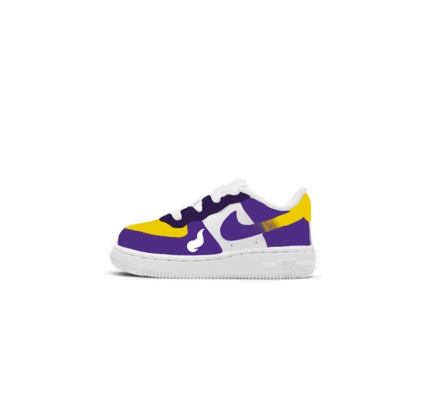 Baby Minnesota Football Team Nike Air Force 1 '07 (Lowtop)