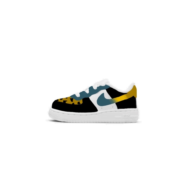 Baby Jacksonville Football Team Nike Air Force 1 '07 (Lowtop)