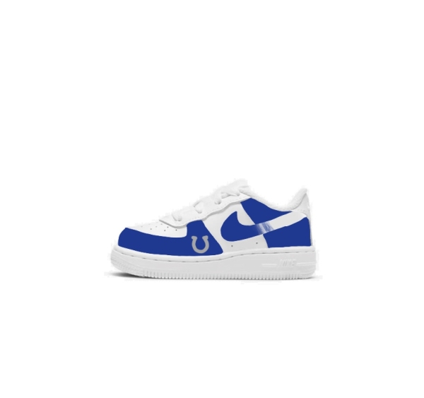 Baby Indianapolis Football Team Nike Air Force 1 '07 (Lowtop)