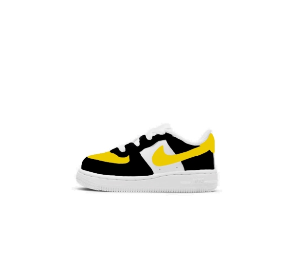 Little Kid Pittsburgh Football Team Nike Air Force 1 '07 (Low/Mid) - Image 2