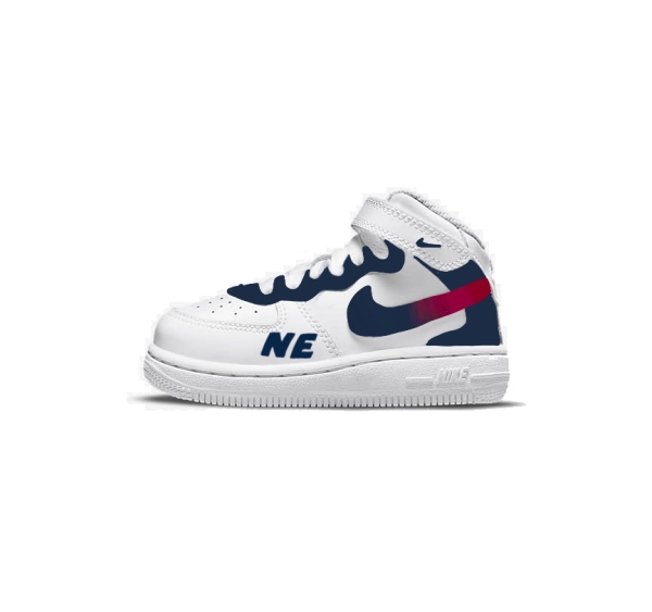 Little Kid New England Football Team Nike Air Force 1 '07 (Low/Mid)