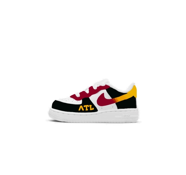 Baby Atlanta Basketball Team Nike Air Force 1 '07 (Lowtop)