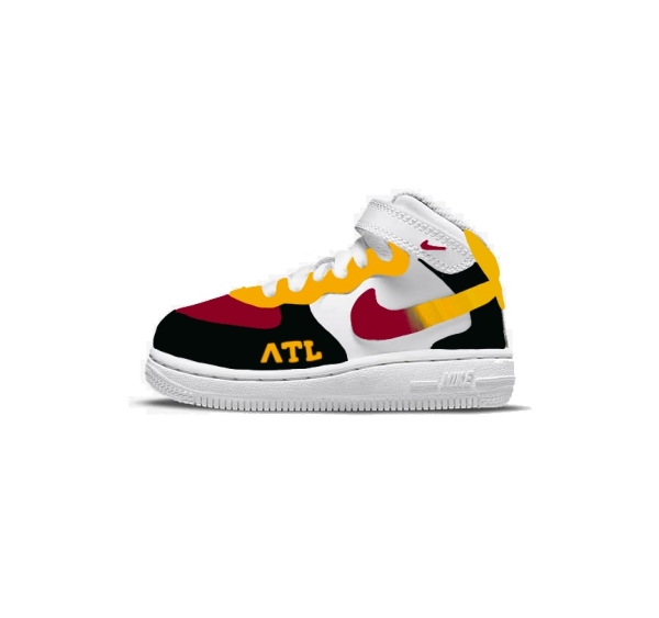 Little Kid Atlanta Basketball Team Nike Air Force 1 '07 (Low/Mid)