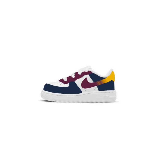 Baby Denver Basketball Team Nike Air Force 1 '07 (Lowtop)