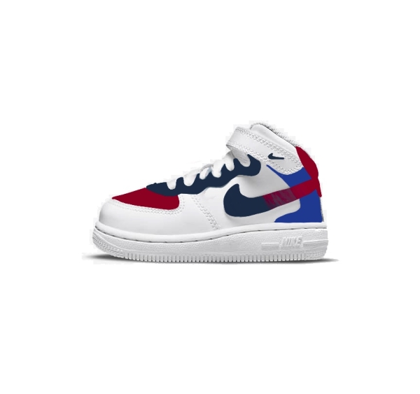 Big Kid Detroit Basketball Team Nike Air Force 1 '07 (Low/Mid/Hitop) - Image 3