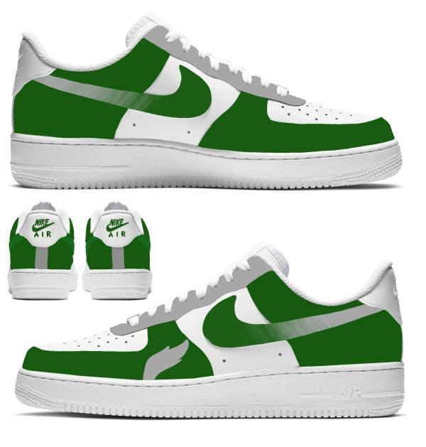 Philadelphia Football Team Throwback Nike Air Force 1 '07 Unisex Adult (Low/Mid/Hitop) (Copy) - Image 4