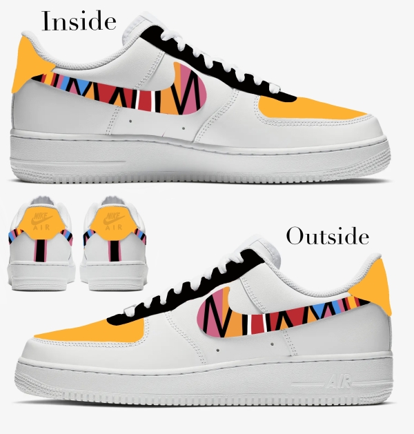 Miami Basketball Team City Nike Air Force 1 '07 Unisex Adult (Low/Mid/Hitop) - Image 2