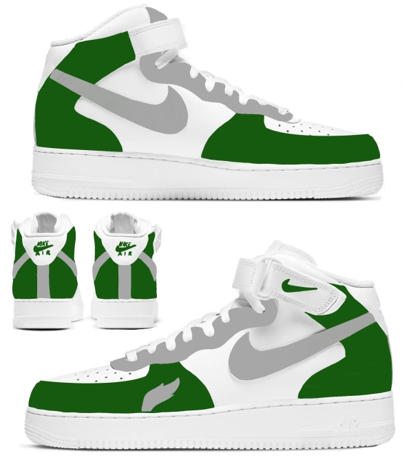 Philadelphia Football Team Throwback Nike Air Force 1 '07 Unisex Adult (Low/Mid/Hitop) (Copy) - Image 3