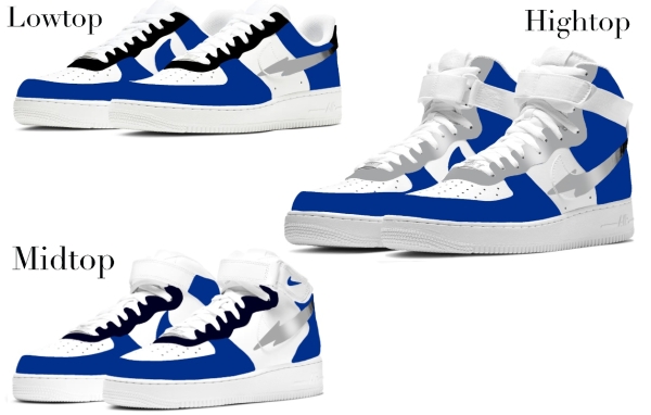 Tampa Bay Hockey Team Nike Air Force 1 '07 Unisex Adult (Low/Mid/Hitop)