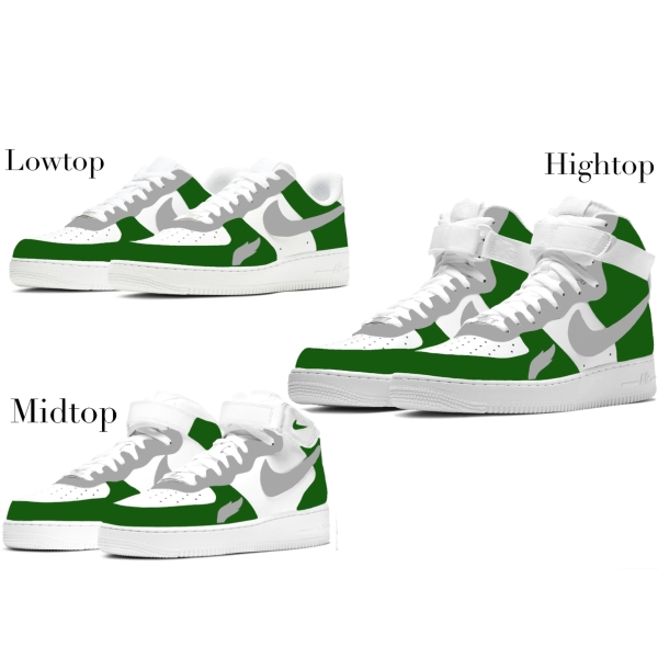 Philadelphia Football Team Throwback Nike Air Force 1 '07 Unisex Adult (Low/Mid/Hitop) (Copy)