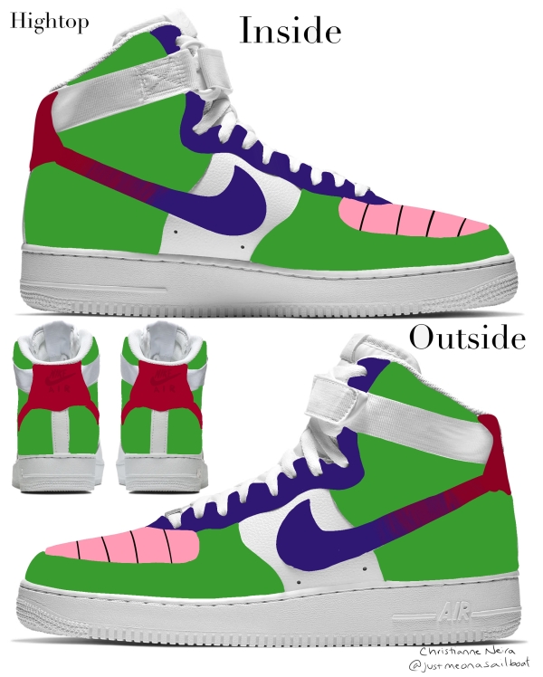Alien Kami Inspired Nike Air Force 1 '07 Unisex Adult (Low/Mid/Hitop) - Image 4