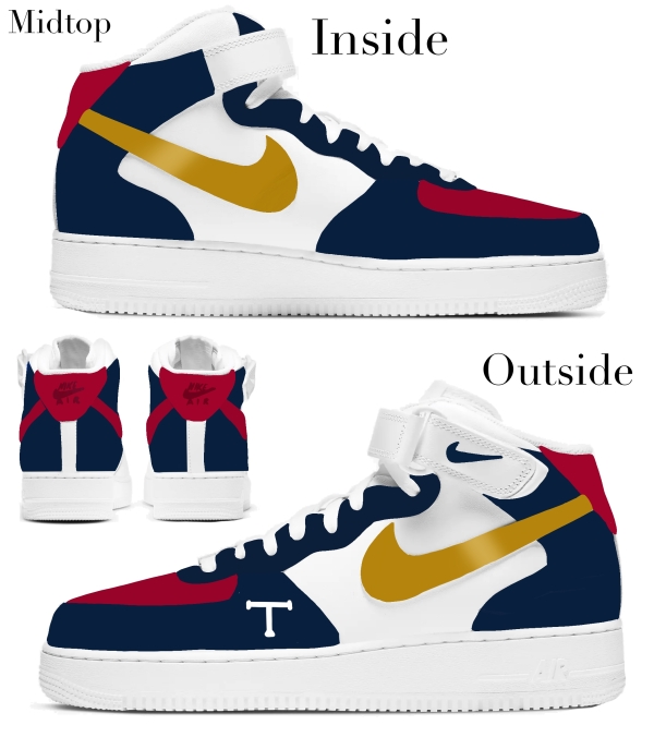 Minnesota Baseball Team Nike Air Force 1 ‘07 Unisex Adult (Low/Mid/Hitop) - Image 3