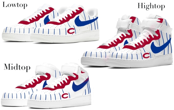 Chicago Baseball Team 1 Nike Air Force 1 ‘07 Unisex Adult (Low/Mid/Hitop)