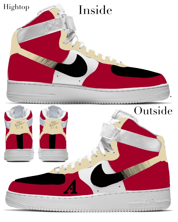 Arizona Baseball Team 1 Nike Air Force 1 ‘07 Unisex Adult (Low/Mid/Hitop) - Image 4