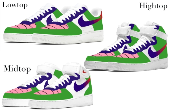 Alien Kami Inspired Nike Air Force 1 '07 Unisex Adult (Low/Mid/Hitop)