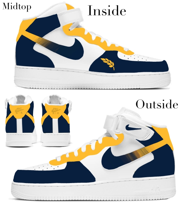 Milwaukee Baseball Team Nike Air Force 1 ‘07 Unisex Adult (Low/Mid/Hitop) - Image 3