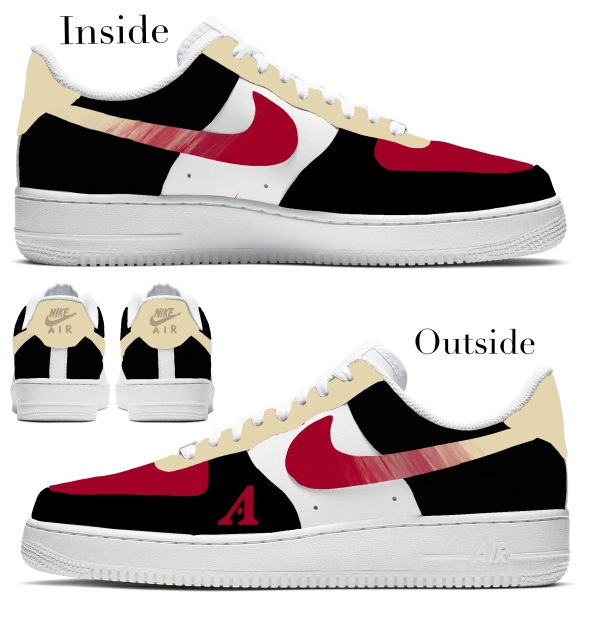 Arizona Baseball Team 1 Nike Air Force 1 ‘07 Unisex Adult (Low/Mid/Hitop) - Image 2