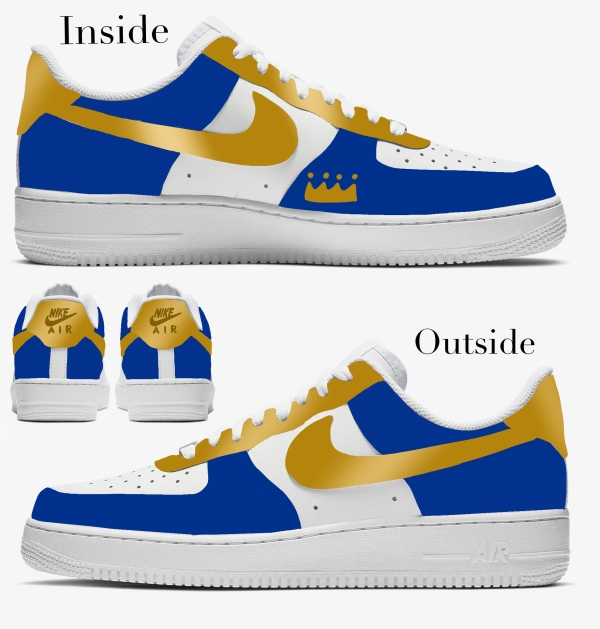 Kansas City Baseball Team Nike Air Force 1 ‘07 Unisex Adult (Low/Mid/Hitop) - Image 2