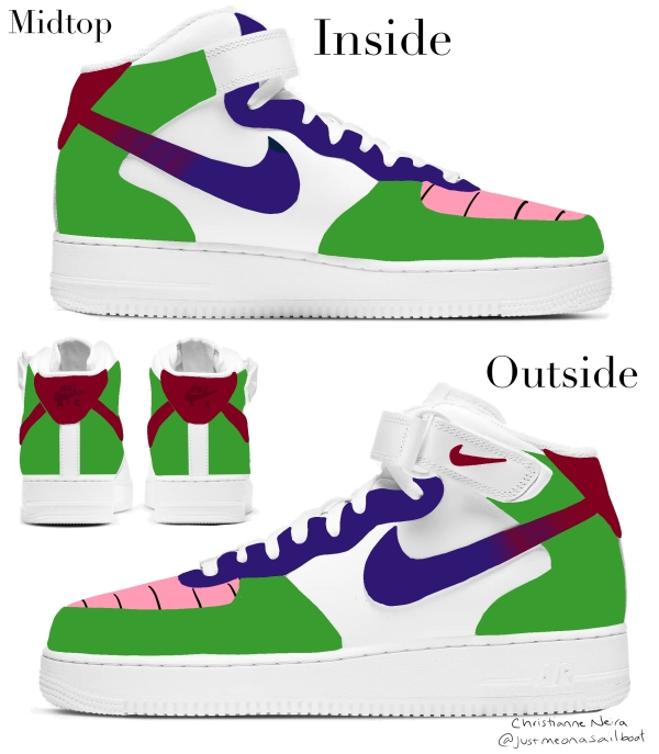 Alien Kami Inspired Nike Air Force 1 '07 Unisex Adult (Low/Mid/Hitop) - Image 3