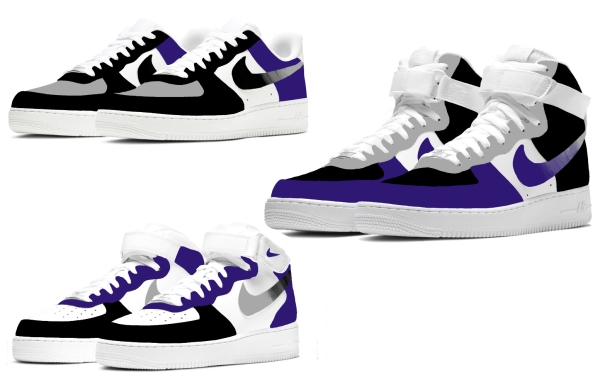 Colorado Baseball Team Nike Air Force 1 ‘07 Unisex Adult (Low/Mid/Hitop)