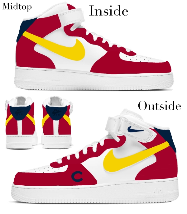 St. Louis Baseball Team Nike Air Force 1 ‘07 Unisex Adult (Low/Mid/Hitop) - Image 3