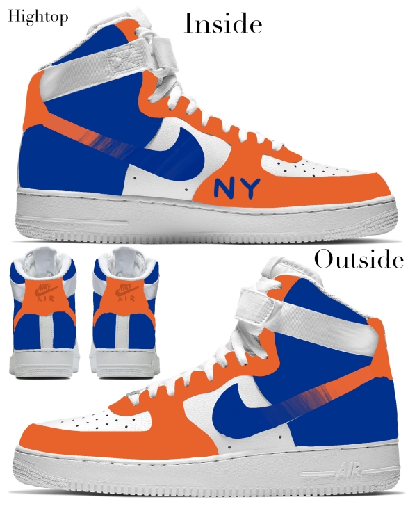 New York  Baseball Team 1 Nike Air Force 1 ‘07 Unisex Adult (Low/Mid/Hitop) - Image 4