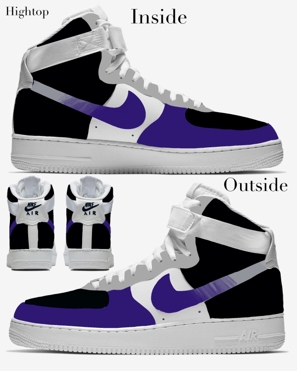 Colorado Baseball Team Nike Air Force 1 ‘07 Unisex Adult (Low/Mid/Hitop) - Image 3