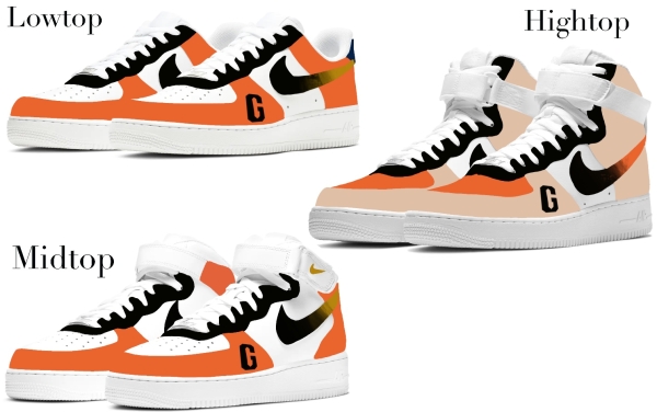 San Francisco Baseball Team Nike Air Force 1 ‘07 Unisex Adult (Low/Mid/Hitop)