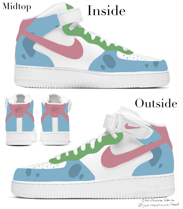 Poké #001 #002 #003 Inspired Nike Air Force 1 '07 Unisex Adult (Low/Mid/Hitop) - Image 3