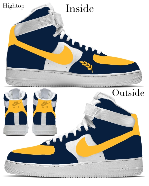 Milwaukee Baseball Team Nike Air Force 1 ‘07 Unisex Adult (Low/Mid/Hitop) - Image 4