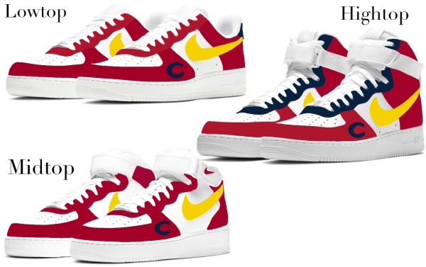 St. Louis Baseball Team Nike Air Force 1 ‘07 Unisex Adult (Low/Mid/Hitop)