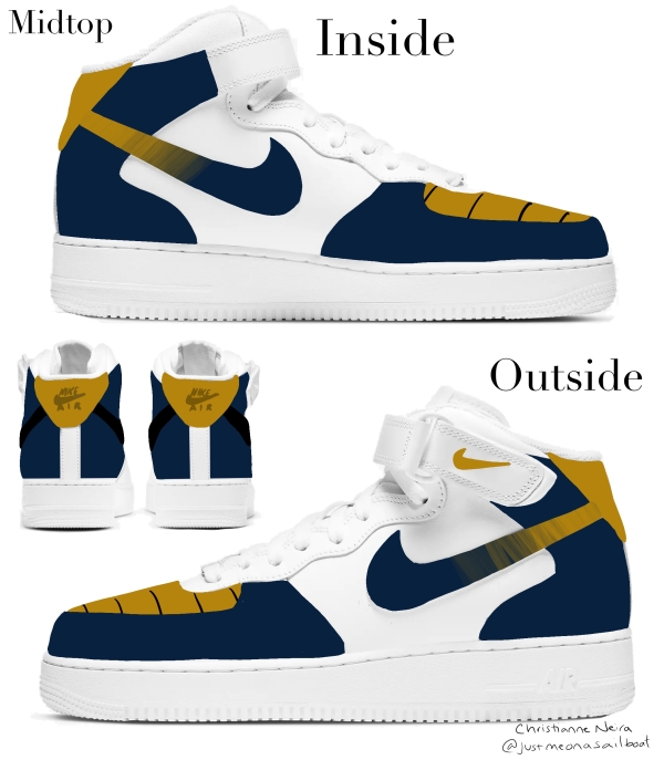 Alien Prince Inspired Nike Air Force 1 '07 Unisex Adult (Low/Mid/Hitop) - Image 3