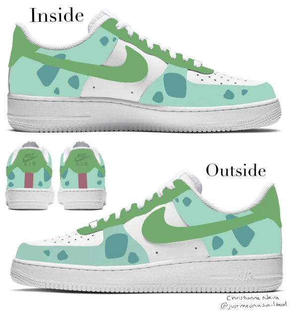 Poké #001 #002 #003 Inspired Nike Air Force 1 '07 Unisex Adult (Low/Mid/Hitop) - Image 2